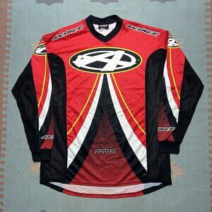 Vintage answers racewear motocross jersey long sleeve shirt airflo racing large